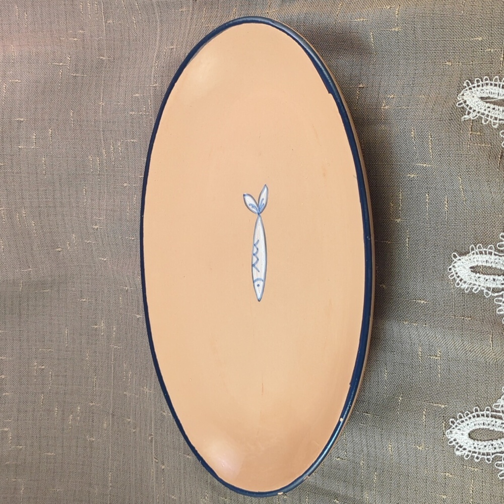 Made in Italy Over and Back Brand Fish Platter